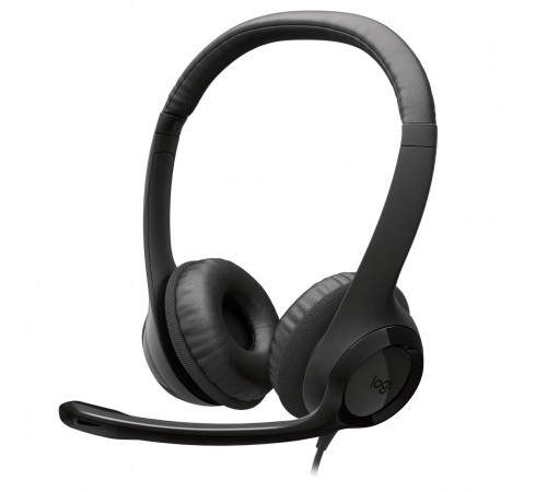Гарнітура Logitech H390 USB-C Midnight Black (981-001576)