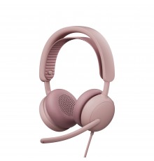 Гарнітура Logitech Zone Wired 2 USB Rose (981-001620)