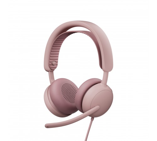 Гарнітура Logitech Zone Wired 2 USB Rose (981-001620)