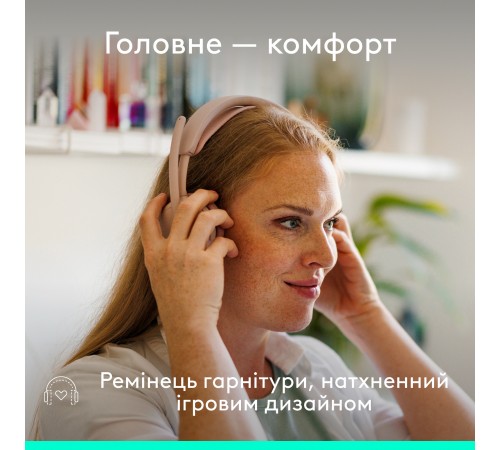 Гарнітура Logitech Zone Wired 2 USB Rose (981-001620)