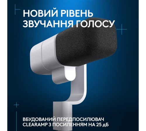 Мiкрофон Logitech G Yeti Studio Active Dynamic XLR OffWhite (988-000566) Мiкрофон Logitech G Yeti Studio Active Dynamic XLR OffWhite (988-000566)