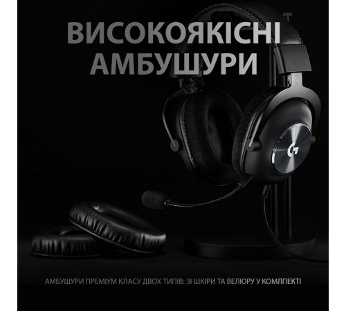 Гарнитура Logitech G Pro X with Stand Black (991-000358)