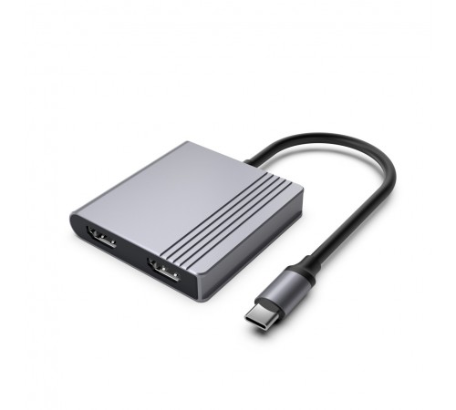 Док-станція Cablexpert USB-C 3-в-1 (A-CM-COMBO3-04)