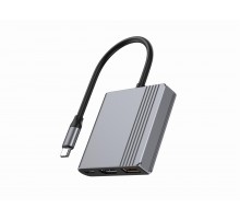 Док-станція Cablexpert USB-C 3-в-1 (A-CM-COMBO3-05)