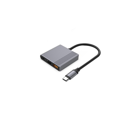 Док-станція Cablexpert USB-C 3-в-1 (A-CM-COMBO3-05)