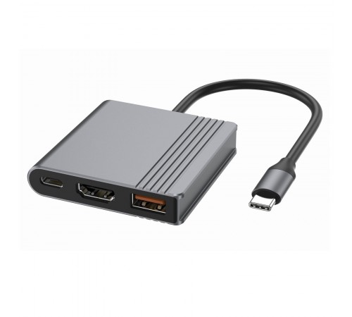 Док-станція Cablexpert USB-C 3-в-1 (A-CM-COMBO3-05)
