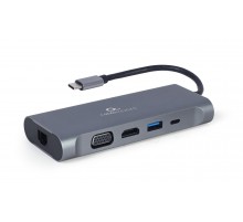 Док станція Cablexpert USB-C 7-в-1 (A-CM-COMBO7-01)