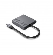 Док-станція Cablexpert USB-C 3-в-1 (A-CM-HDMIFDPF-01)