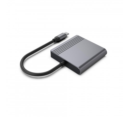 Док-станція Cablexpert USB-C 3-в-1 (A-CM-HDMIFDPF-01)