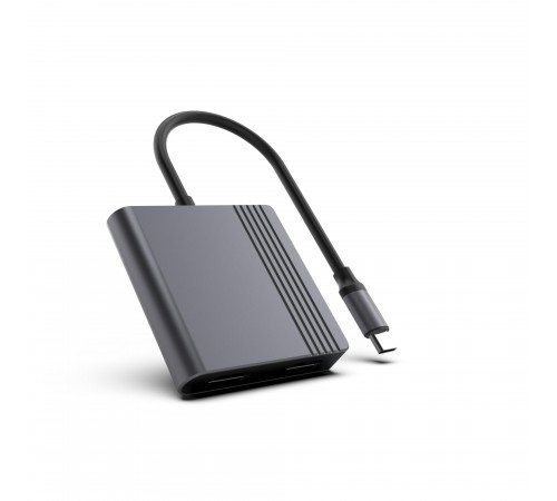 Док-станція Cablexpert USB-C 3-в-1 (A-CM-HDMIFDPF-01)