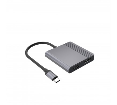 Док-станція Cablexpert USB-C 3-в-1 (A-CM-HDMIFDPF-01)