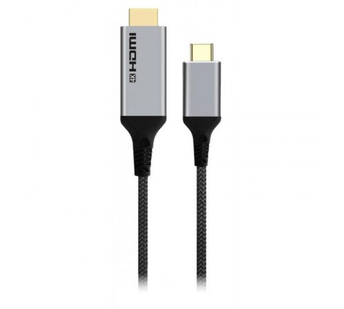 Кабель Cablexpert USB Type-C - HDMI (M/M), 1.8 м, чорний (A-CM-HDMIM4K-1.8M)