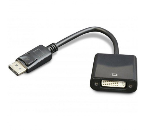 Адаптер Cablexpert DisplayPort - DVI (M/F), 0.1 м, Black (A-DPM-DVIF-002)