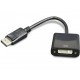 Адаптер Cablexpert DisplayPort - DVI (M/F), 0.1 м, Black (A-DPM-DVIF-002)