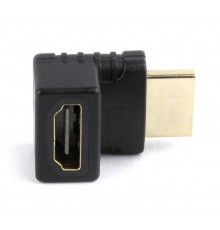 Адаптер Cablexpert HDMI - HDMI, M/F, Г-подібний, чорний (A-HDMI270-FML) пакет