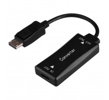 Адаптер Cablexpert HDMI - DisplayPort (F/M), 0.15 м, Black (A-HDMIF30-DPM-01)