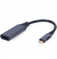 Адаптер Cablexpert HDMI - USB Type-C (F/M), 0.15 м, Black (A-USB3C-HDMI-01)