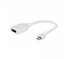Адаптер Cablexpert mini DisplayPort - DisplayPort (M/F), 0.1 м, White (A-mDPM-DPF-001-W)