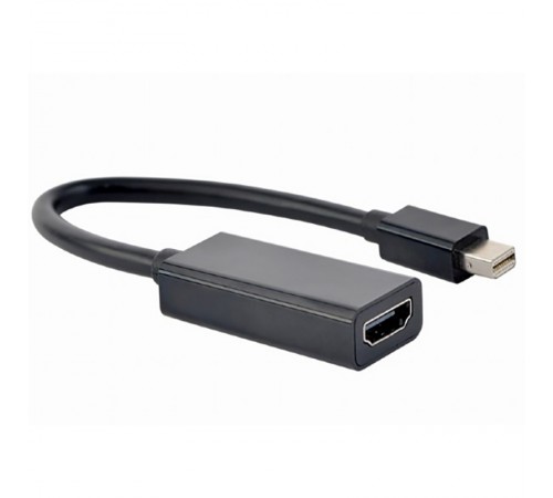 Адаптер Cablexpert mini DisplayPort - HDMI (M/F), 0.15 м, Black (A-mDPM-HDMIF-02)