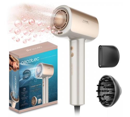 Фен Cecotec DryGlam Nano Plasma Champagne (A01_EU01_101438)