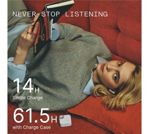 Bluetooth-гарнітура CMF by Nothing Buds 2 Plus B184 Light Grey (A10600105)