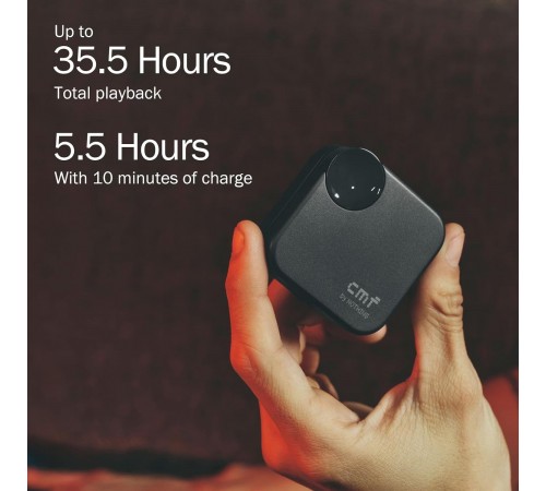 Bluetooth-гарнітура CMF by Nothing Buds 2a B185 Dark Grey (A10600107)
