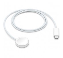 Бездротовий зарядний пристрій Apple Watch Magnetic Fast Charger to USB-C 1m White (MLWJ3) (A26886)