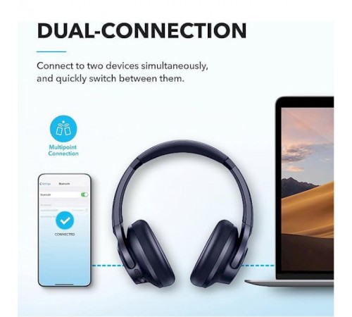 Bluetooth-гарнітура Anker SoundCore Q20i Blue (A3004G31)