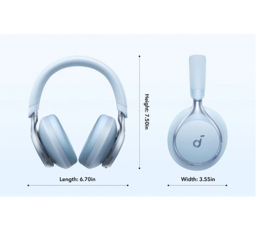 Bluetooth-гарнітура Anker SoundCore Space One Blue (A3035G31)