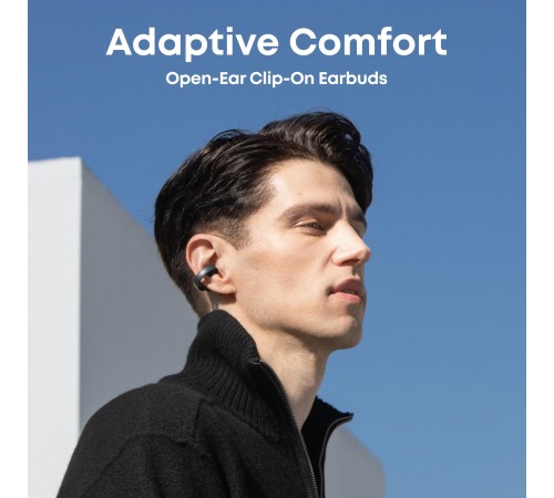 Bluetooth-гарнітура Anker SoundCore AeroClip Black (A3388G11)