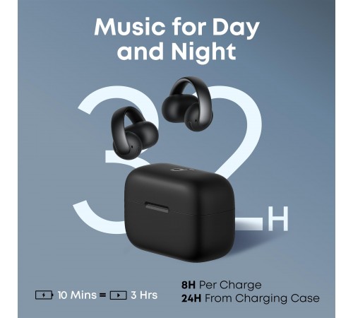 Bluetooth-гарнітура Anker SoundCore AeroClip Black (A3388G11)