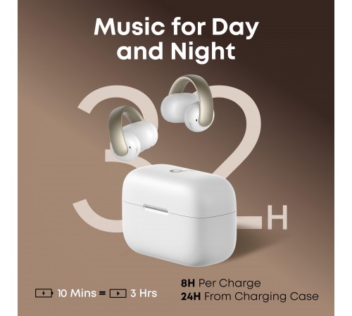 Bluetooth-гарнітура Anker SoundCore AeroClip White (A3388G21)