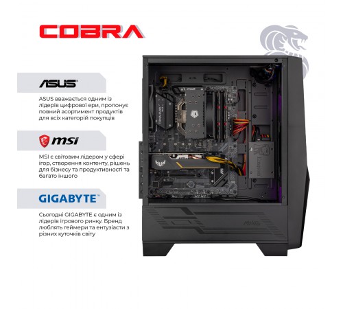 Персональний комп`ютер COBRA Gaming (A36.16.S4.36.951) Персональний комп`ютер COBRA Gaming (A36.16.S4.36.951)