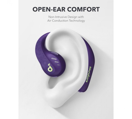 Bluetooth-гарнітура Anker SoundCore AeroFit Pro Purple (A3871GQ1)