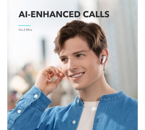 Bluetooth-гарнітура Anker SoundCore R50i White (A3949G21/A3949G22)