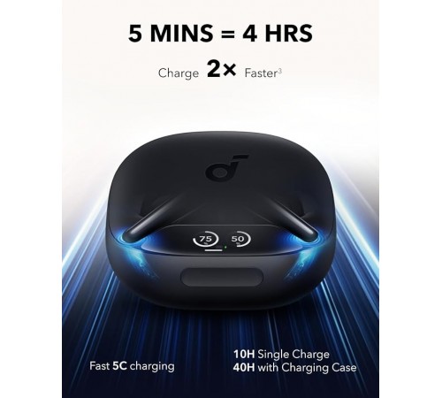 Bluetooth-гарнітура Anker SoundCore Liberty 4 Pro Black Matte (A3954G11)