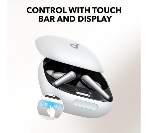 Bluetooth-гарнітура Anker SoundCore Liberty 4 Pro ANC White Matte (A3954G21)