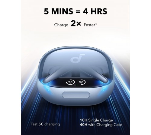 Bluetooth-гарнітура Anker SoundCore Liberty 4 Pro Blue Matte (A3954G31)