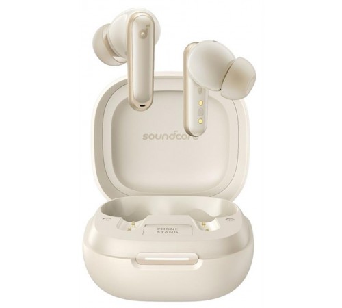 Bluetooth-гарнітура Anker SoundCore P40i Oat White (A3955G21)
