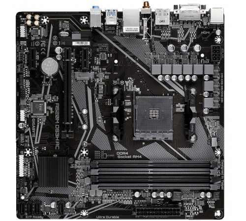 Материнська плата Gigabyte A520M DS3H AC Socket AM4 Материнська плата Gigabyte A520M DS3H AC Socket AM4