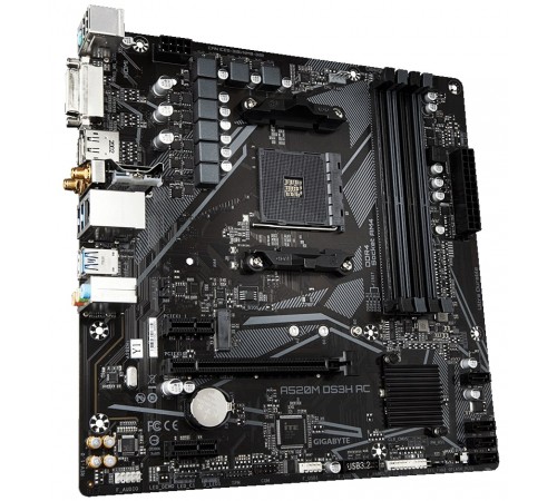 Материнська плата Gigabyte A520M DS3H AC Socket AM4 Материнська плата Gigabyte A520M DS3H AC Socket AM4