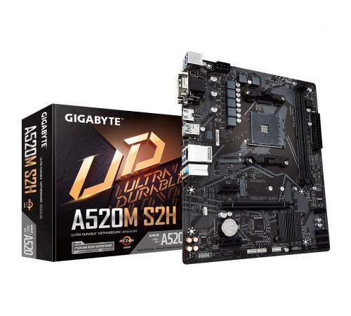 Материнська плата Gigabyte A520M S2H Socket AM4