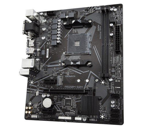 Материнська плата Gigabyte A520M S2H Socket AM4
