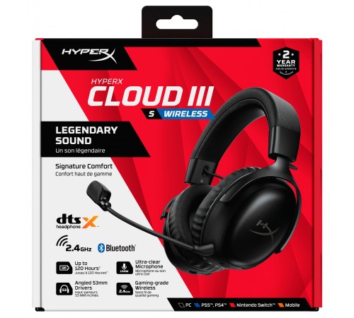 Гарнiтура HyperX Cloud III S Black (A59YZAA)