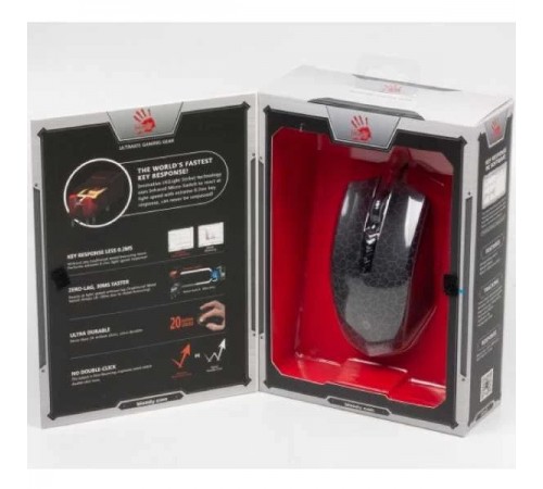 Миша Bloody A70A Crackle Black