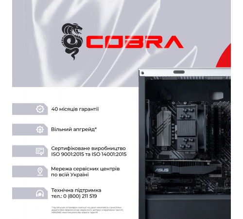 Персональний комп`ютер COBRA Gaming (A76.32.H2S5.46T.17434)