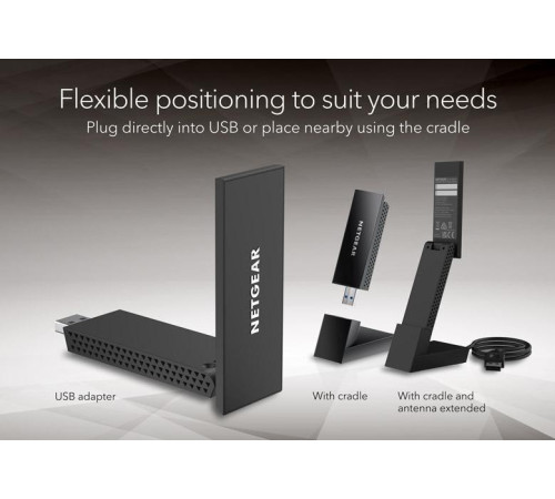 Бездротовий адаптер Netgear A8000 (A8000-100PES)