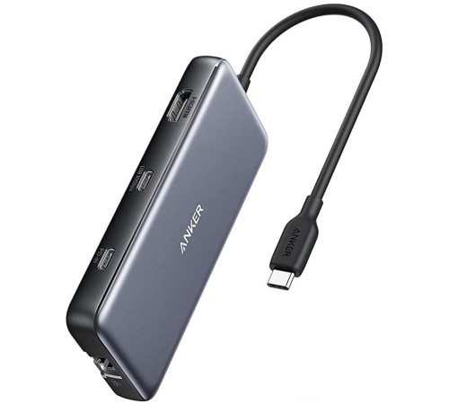 USB-хаб Anker USB-C 8-в-1 Black (A83830A2)