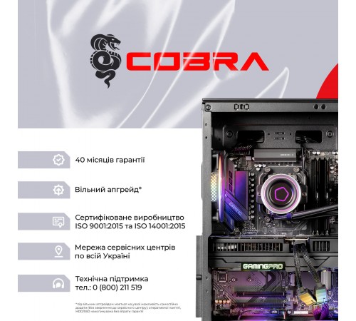 Персональний комп`ютер COBRA Gaming (A99X.32.H1S5.96XT.22094)