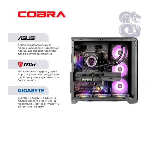 Персональний комп`ютер COBRA Gaming (A99X.64.S1.57T.22031)